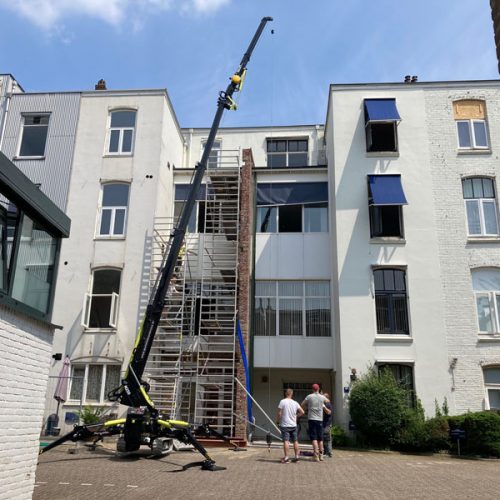 Mini hijskraan volledige hoogte