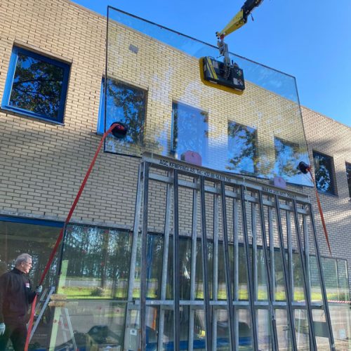 Minihijskraan bouw